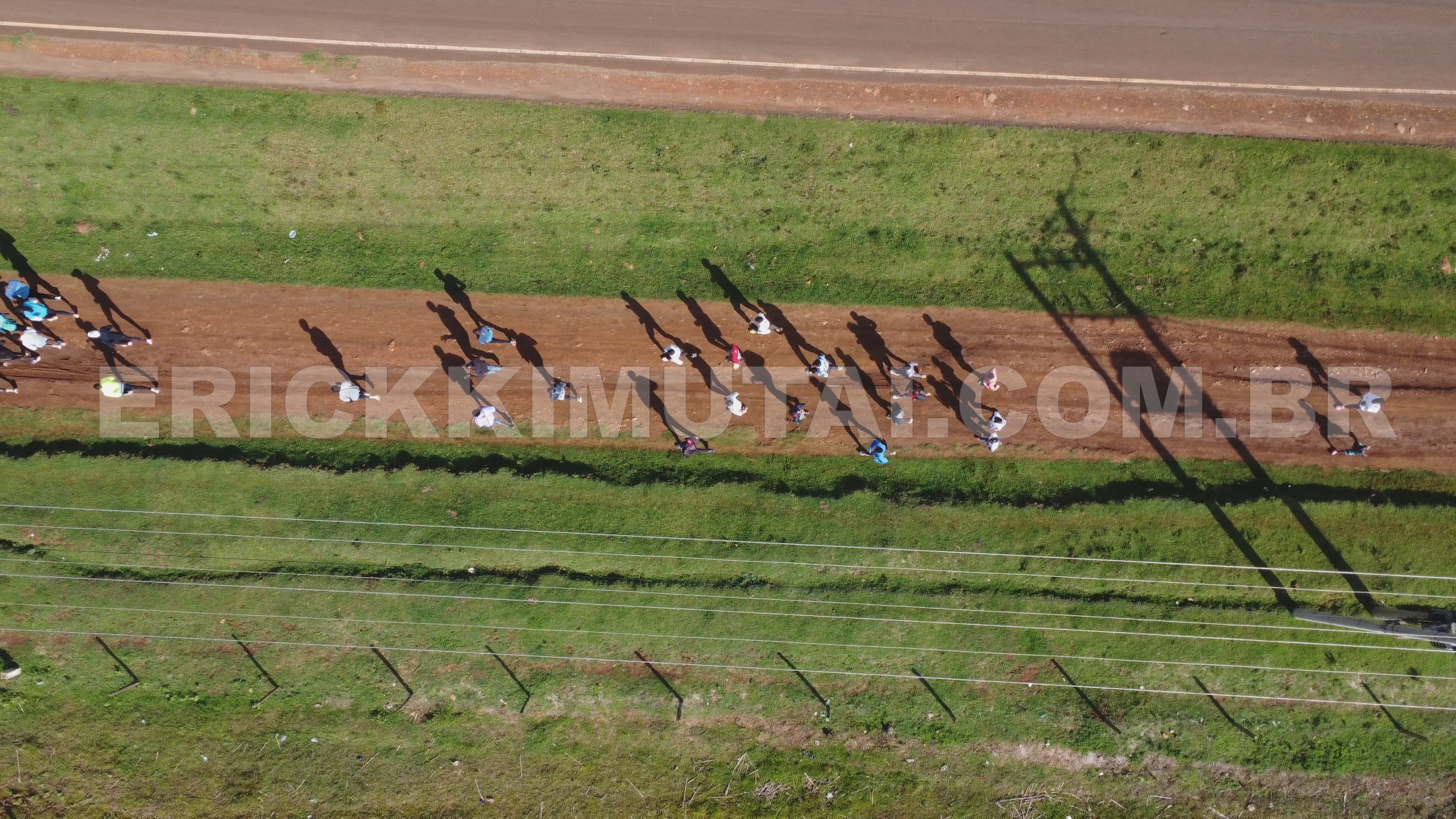 Atletas treinando em Iten